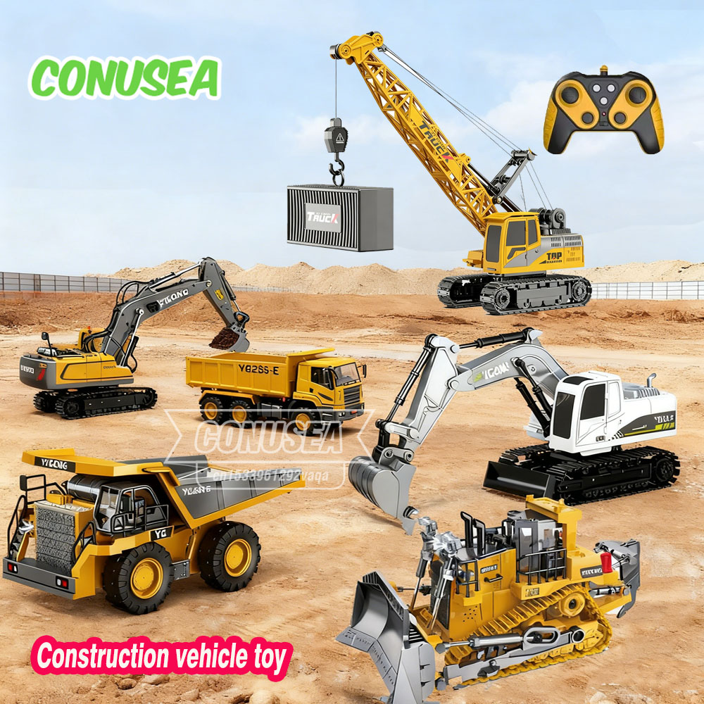 Heavy Equipment Games - Rc Excavator Bulldozer Truck Toys for