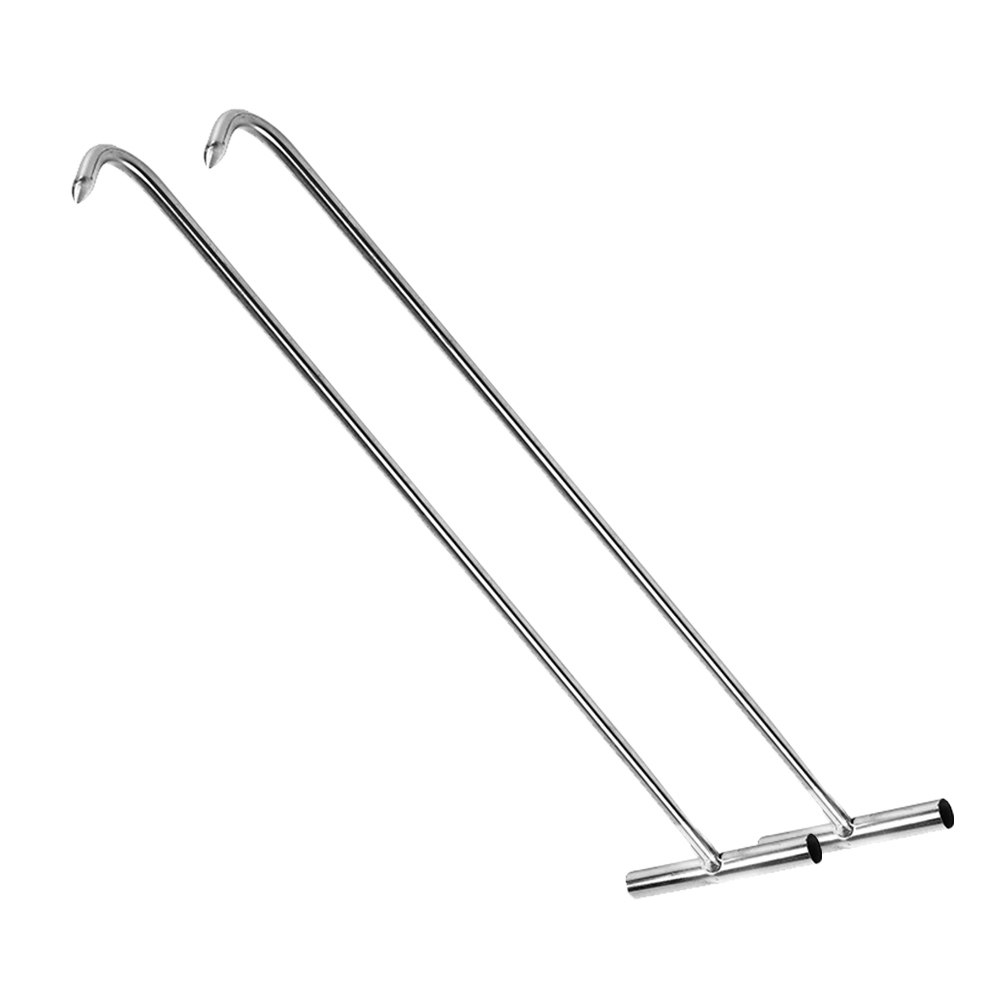 Manhole Cover Lifting - 2Pcs Stainless Steel Manhole Hook T