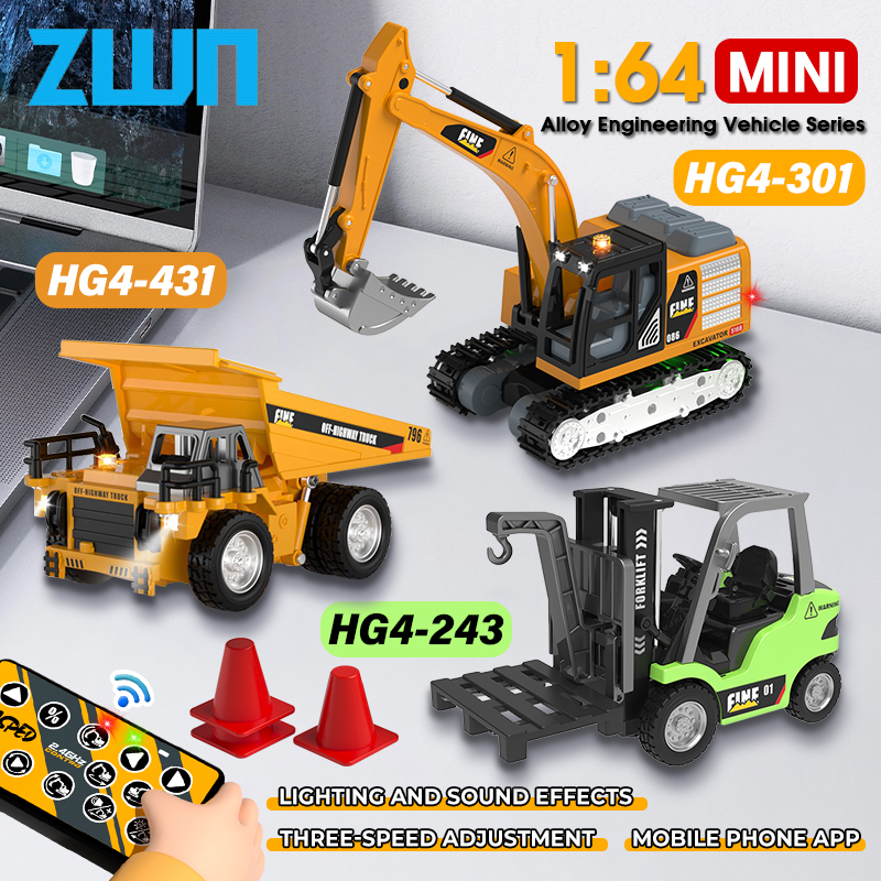 Heavy Equipment Games - ZWN Remote Control Excavator Dump Truck