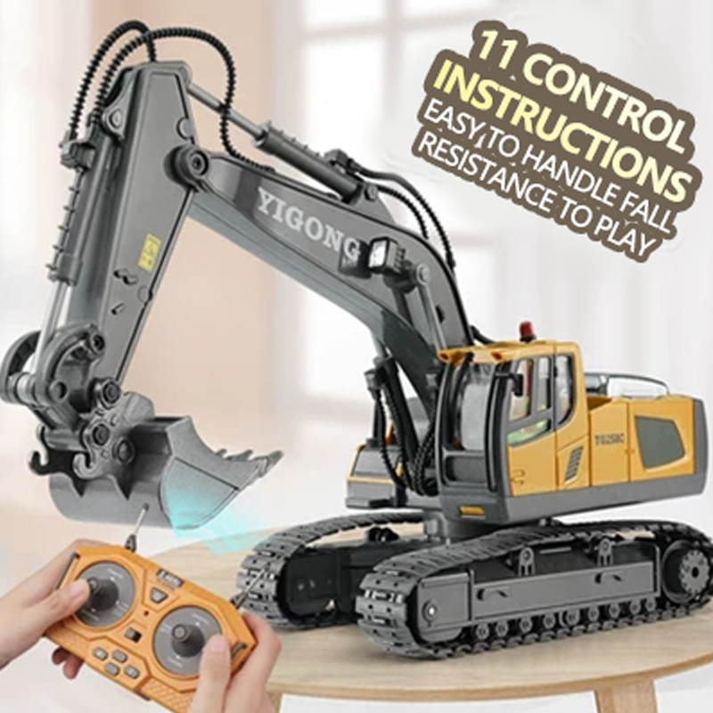 Heavy Equipment Games - RC Excavator Dumper Car 2.4G Remote