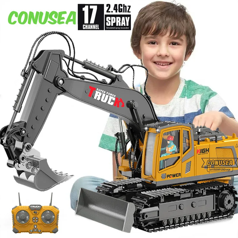 Heavy Equipment Games - 12/15/17CH Rc Excavator Alloy Truck Toy
