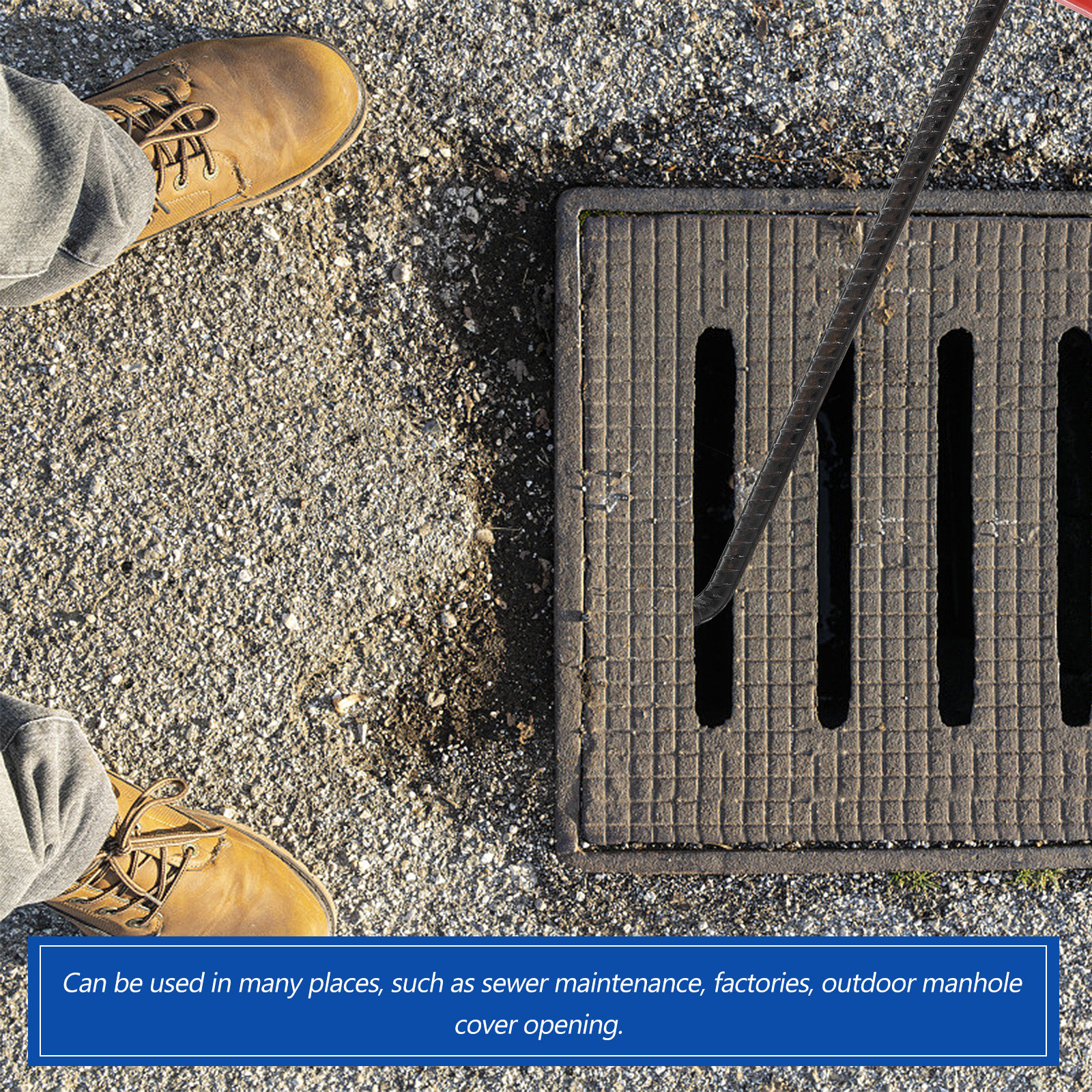 1Pcs T-Shaped Manhole Cover Ho - огляд і ціна Manhole Cover Lifting