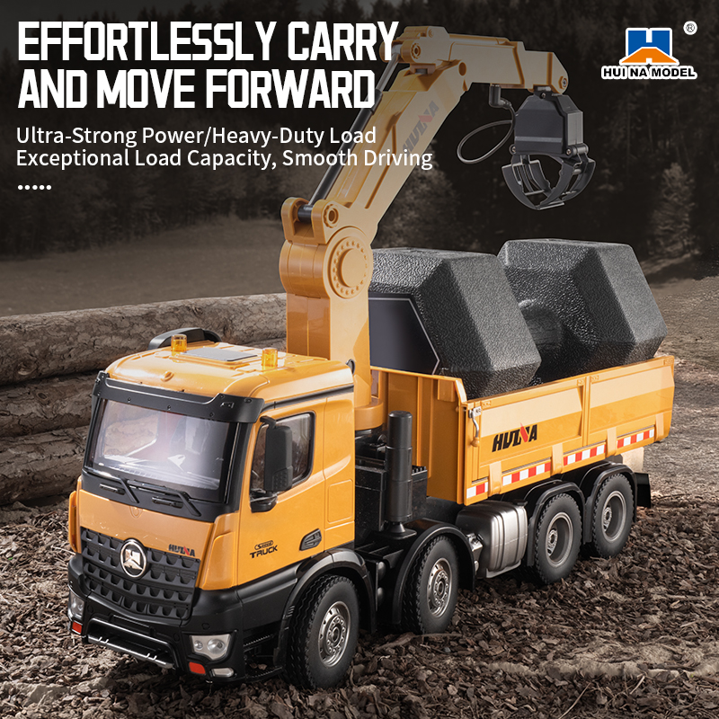 HUINA 1/14 1538 26CH RC Semi-a - огляд і ціна Heavy Equipment Games
