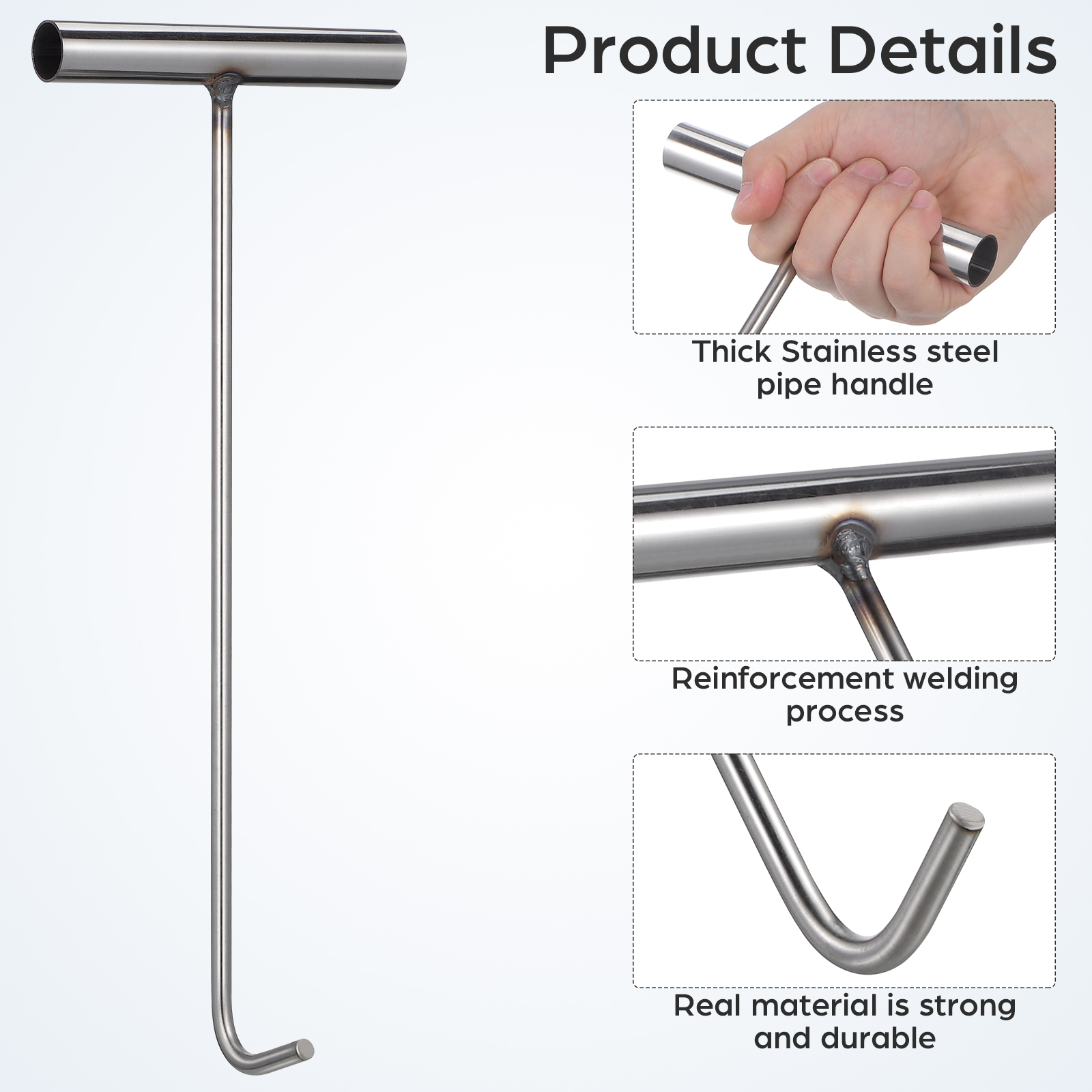 Manhole Cover Lifter T Handle  - огляд і ціна Manhole Cover Lifting