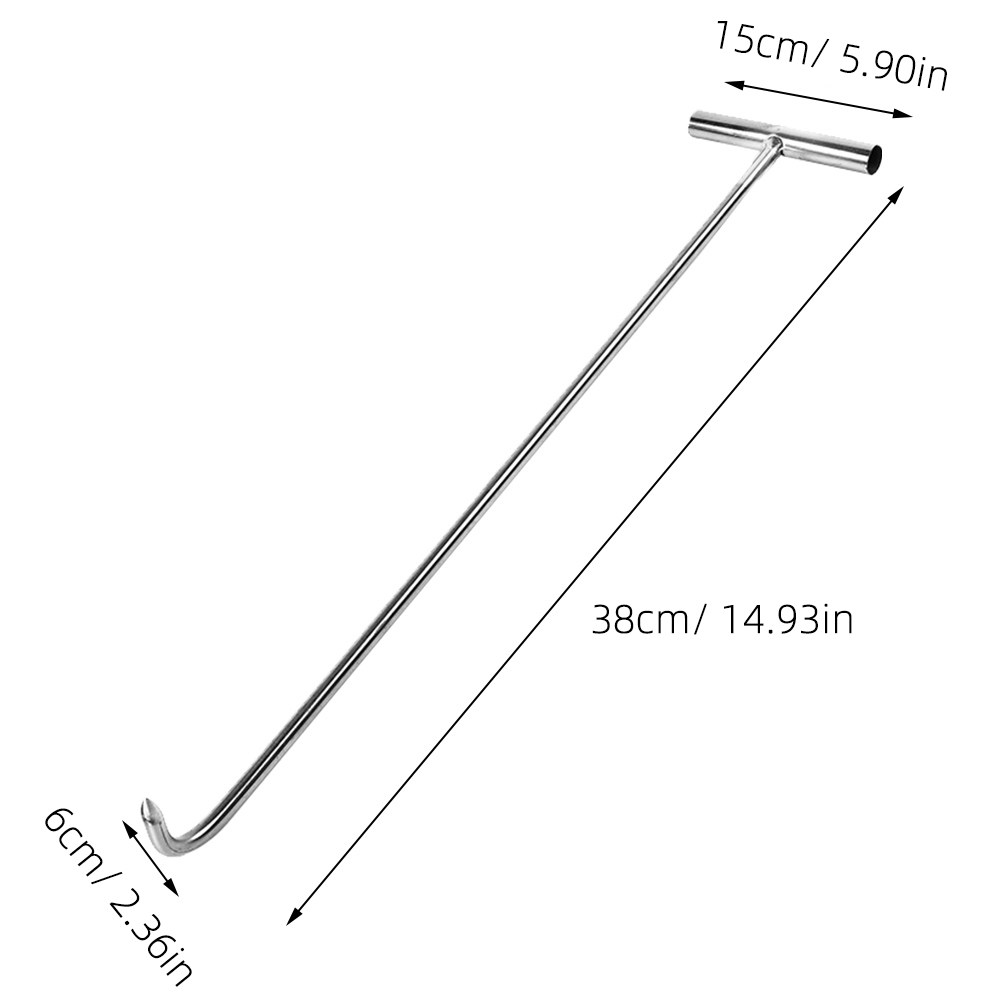 2Pcs Stainless Steel Manhole H - огляд і ціна Manhole Cover Lifting