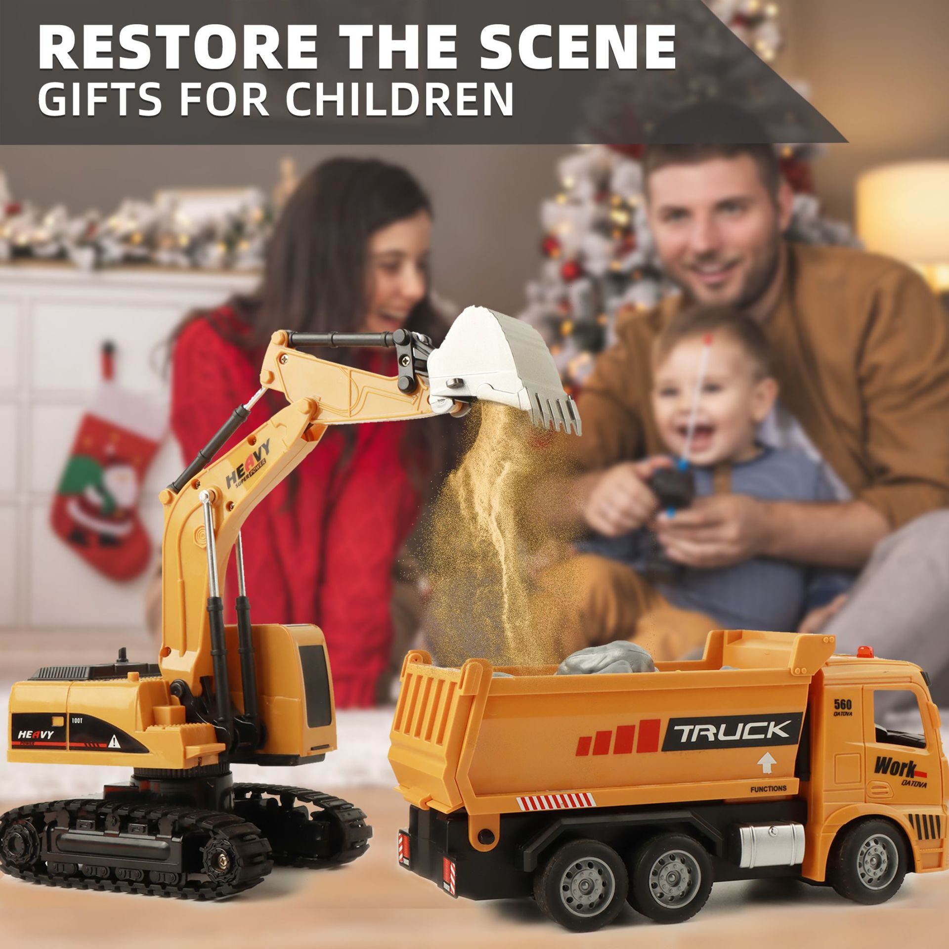 Alloy Remote Control Excavator - огляд і ціна Heavy Equipment Games
