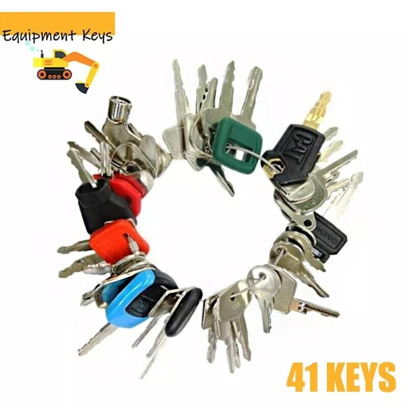 41PCS Heavy Equipment Keys Set - огляд і ціна Heavy Equipment Bobcat