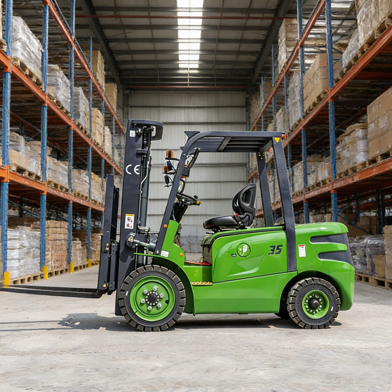3.5Ton Four Wheel Electric For - огляд і ціна Heavy Equipment Forklift