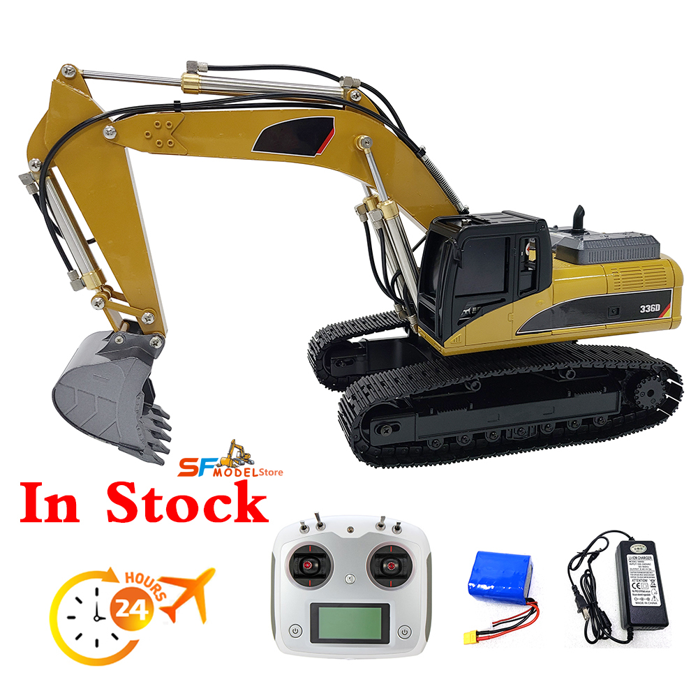 HUINA 580 Hydraulic RC Excavat - огляд і ціна Heavy Equipment Games