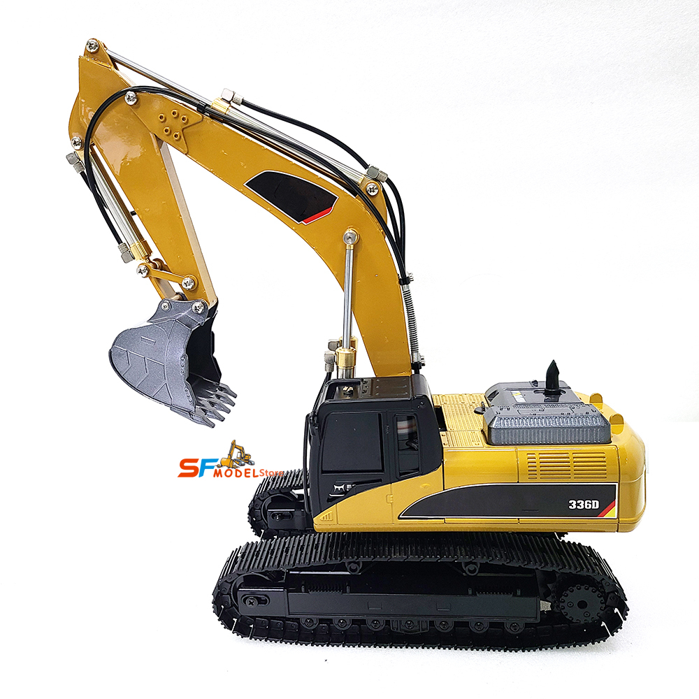 HUINA 580 Hydraulic RC Excavat - огляд і ціна Heavy Equipment Games