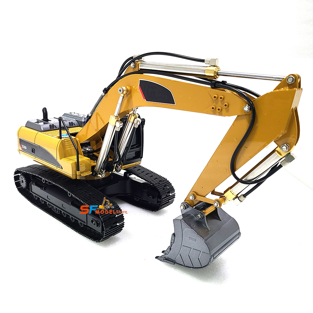 HUINA 580 Hydraulic RC Excavat - огляд і ціна Heavy Equipment Games