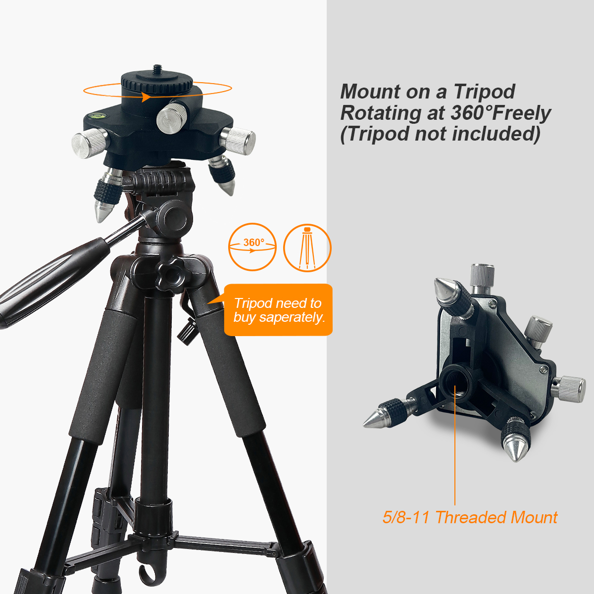 Adjustable Rotation Bracket La - огляд і ціна Laser Level Rotary