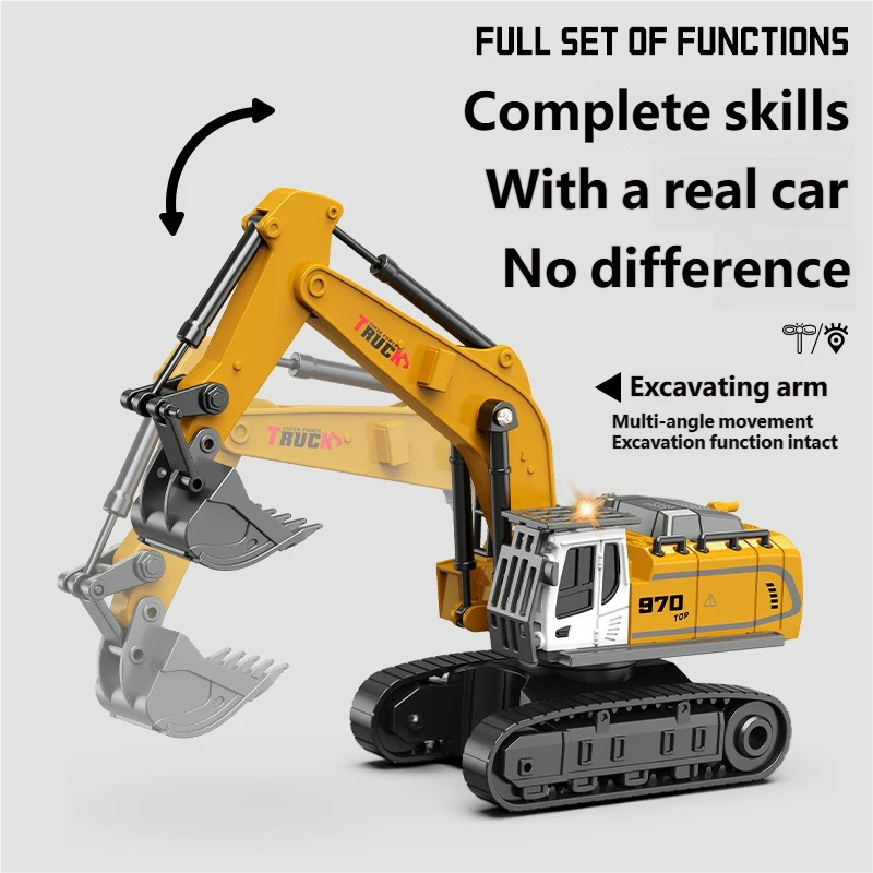 1:64 Remote Control Excavator  - огляд і ціна Heavy Equipment Games
