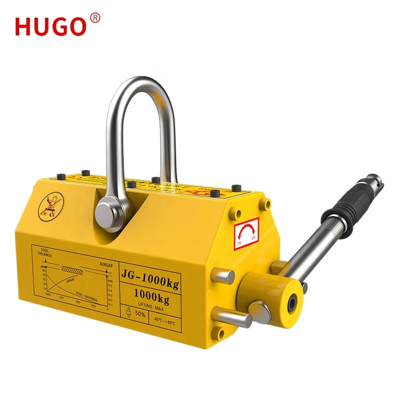 1 Ton Permanent Lifting Magnet - огляд і ціна Manhole Cover Lifting