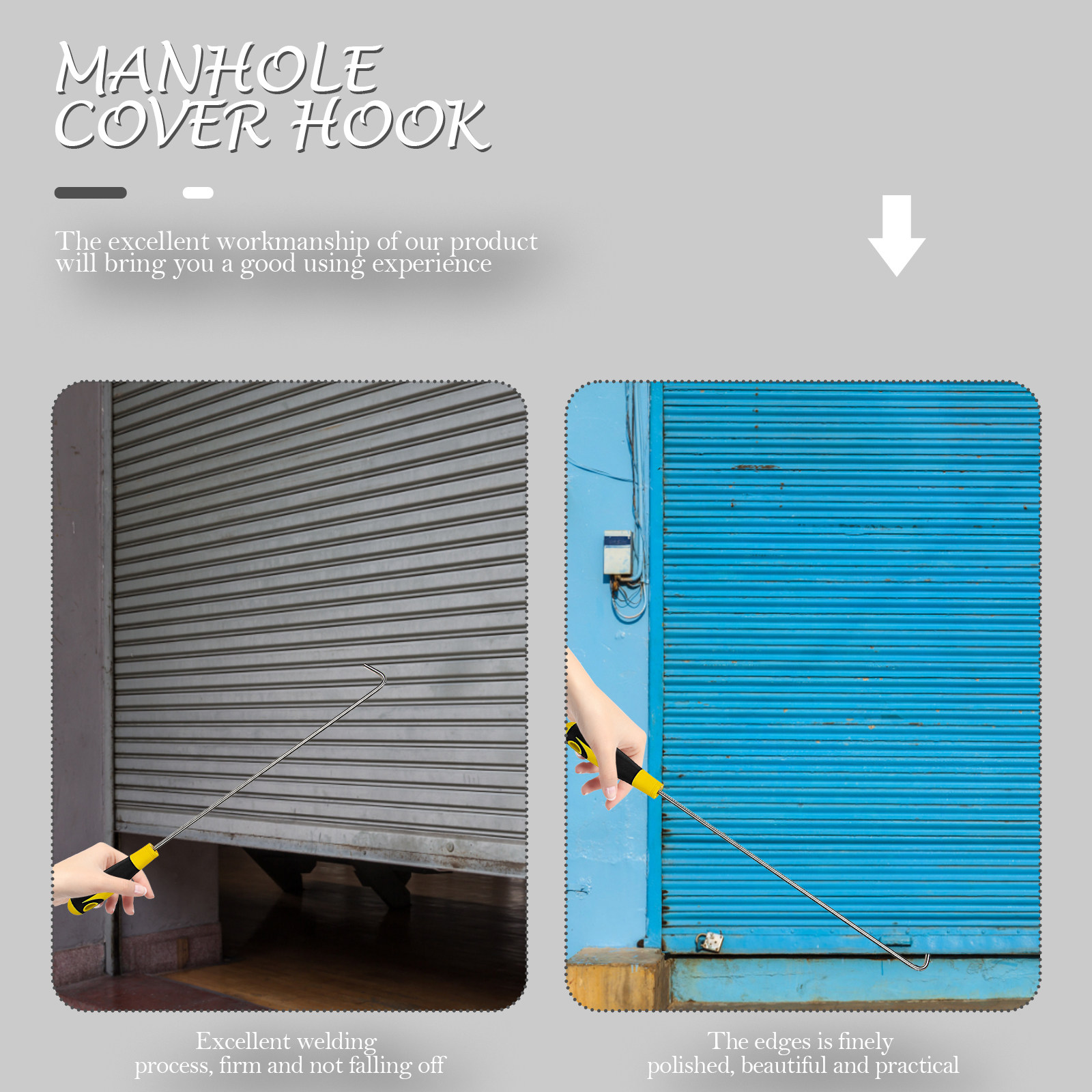 Manhole Cover Hook Strong Roll - огляд і ціна Manhole Cover Lifting