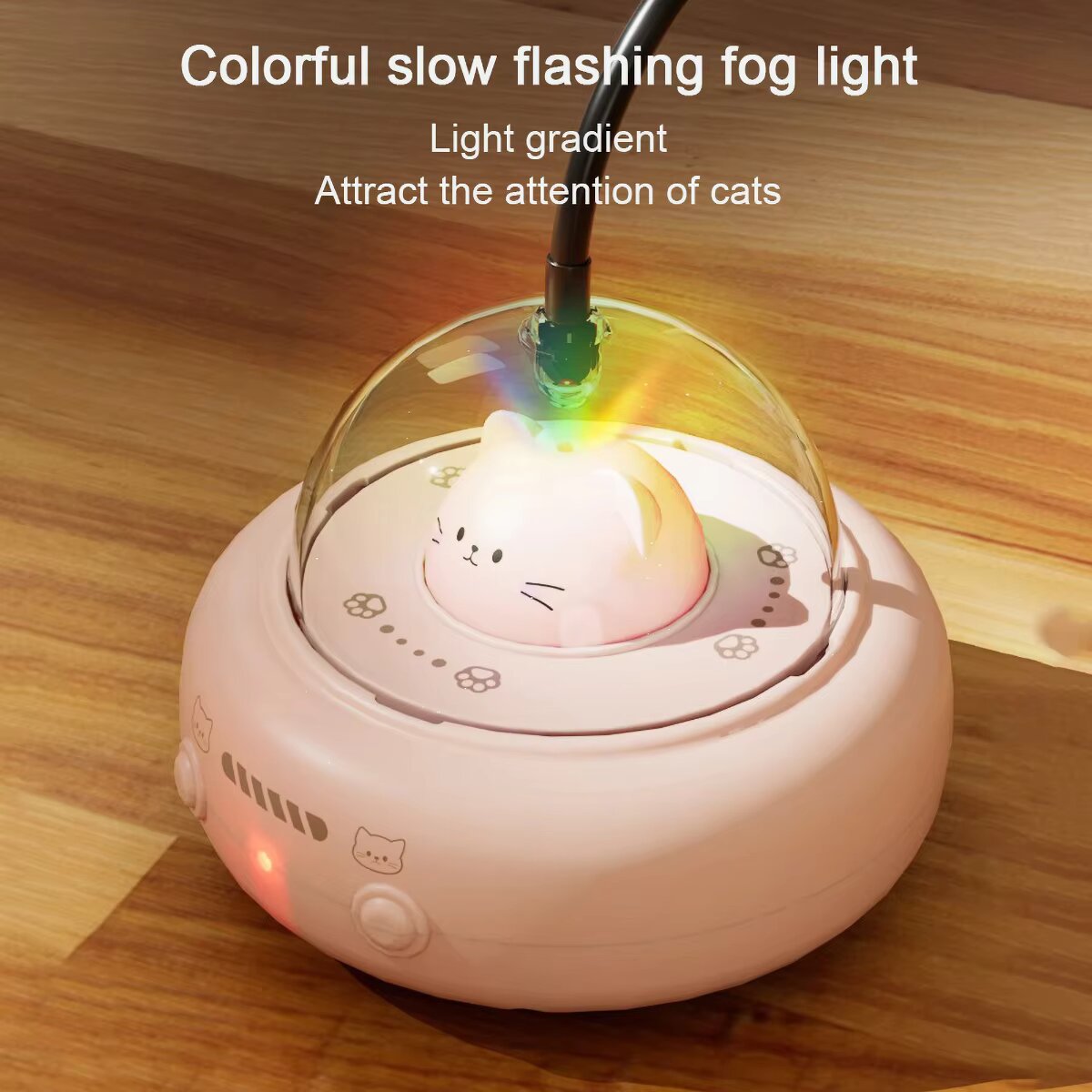 Interactive Cat Toy with Feath - огляд і ціна Laser Level Rotary