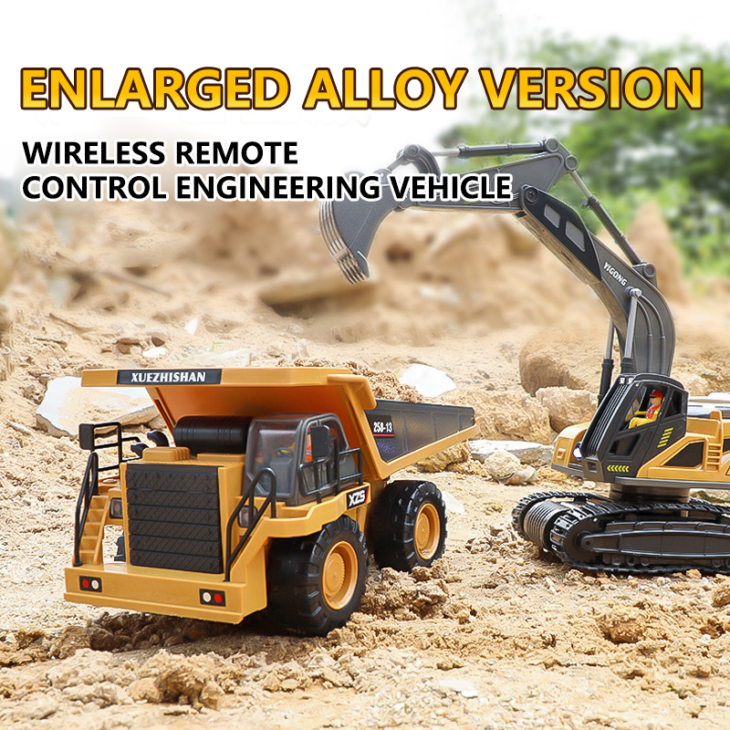 RC Excavator Dumper Car 2.4G R - огляд і ціна Heavy Equipment Games