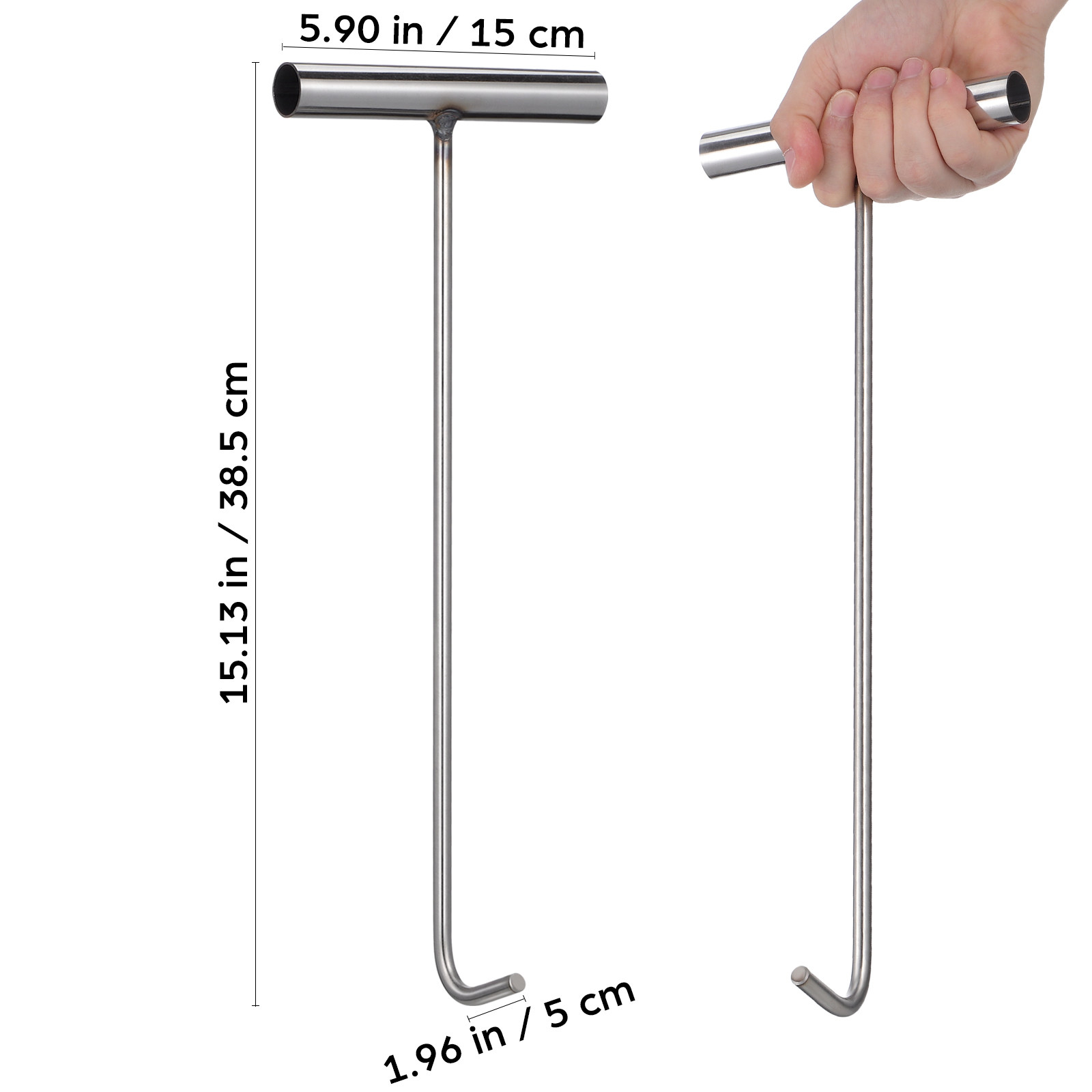 Robust Stainless Steel T Hook  - огляд і ціна Manhole Cover Lifting