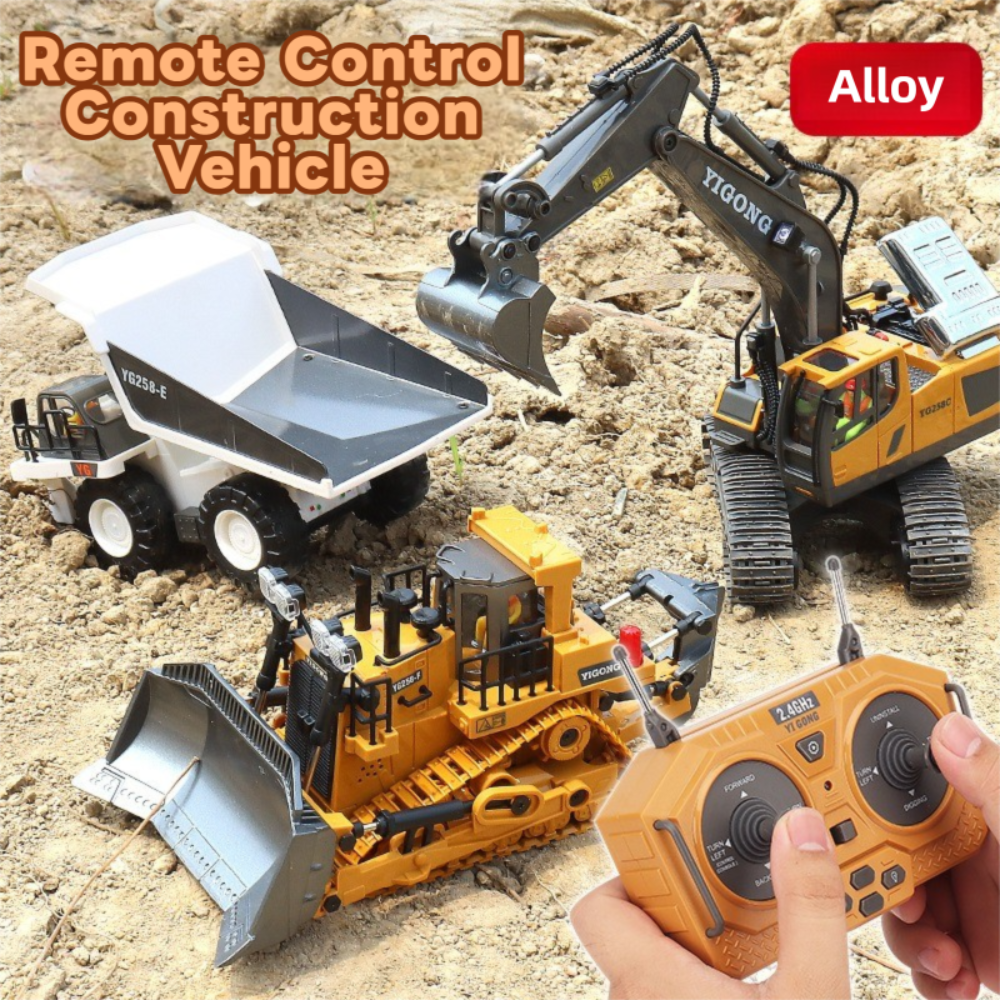 2.4G Remote Control Excavator  - огляд і ціна Heavy Equipment Games
