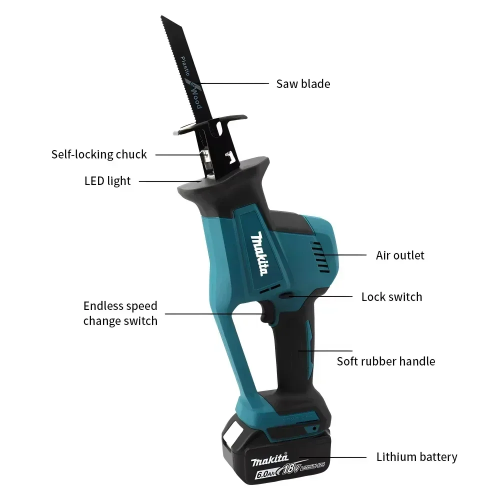 Makita DJR189 18V Cordless Ele - огляд і ціна Tools Heavy Equipment