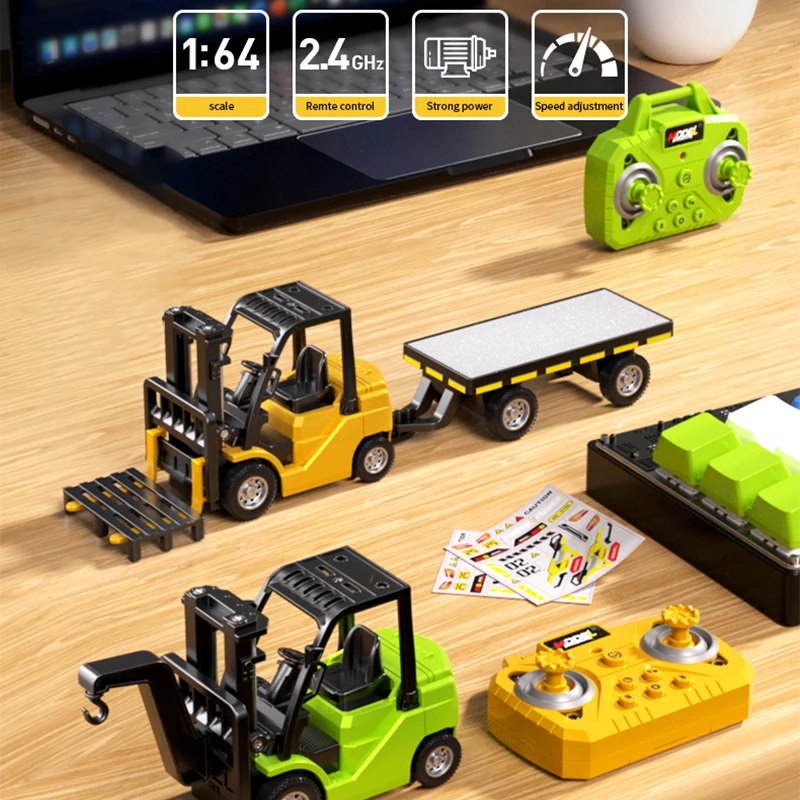 Desktop RC Car 2 In 1 Trailer  - огляд і ціна Heavy Equipment Games