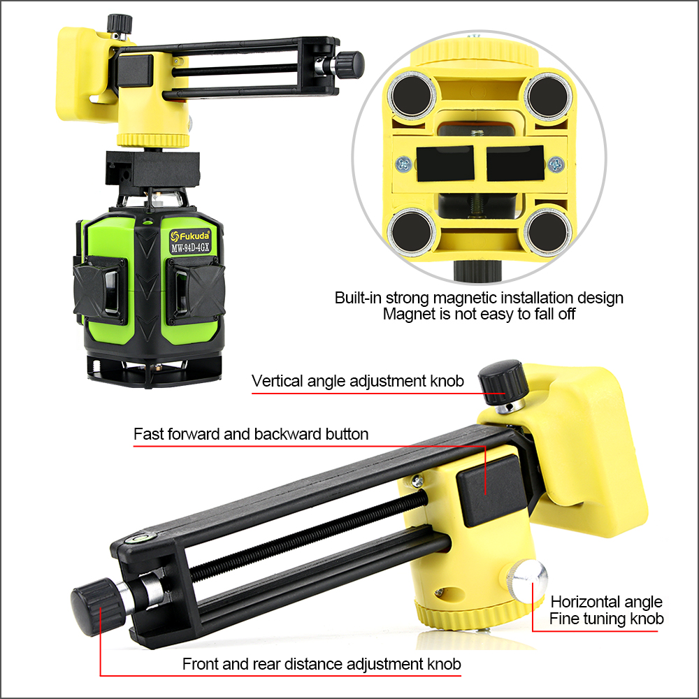 515NM Class ll，Fukuda MW-94D-4 - огляд і ціна Laser Level Rotary