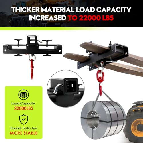 Heavy-Duty Dual Fork Mount Lif - огляд і ціна Heavy Equipment Forklift