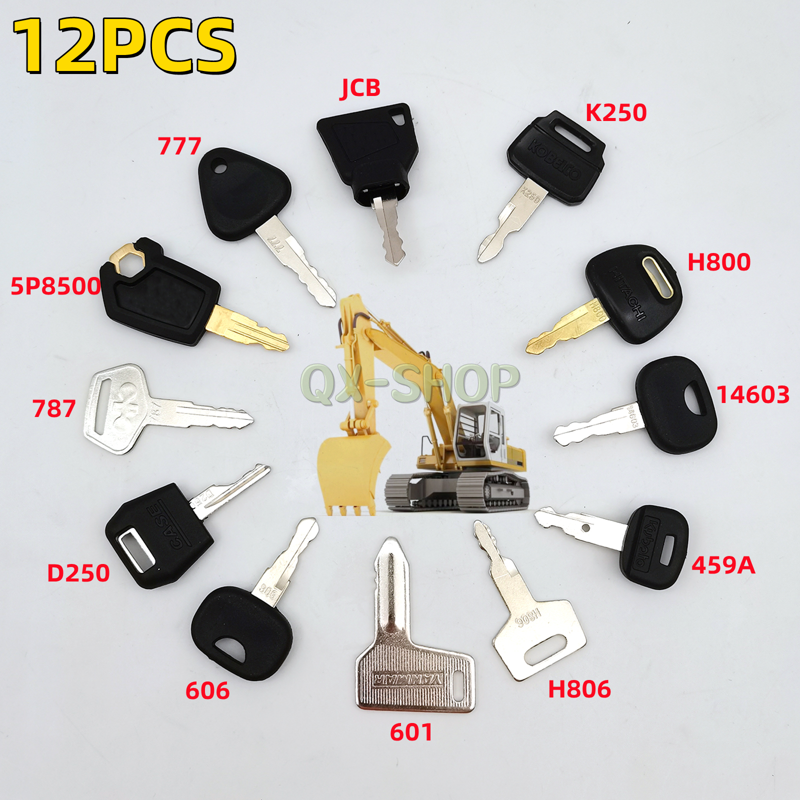 12 type doorlock lgnition Key  - огляд і ціна Heavy Equipment Bobcat