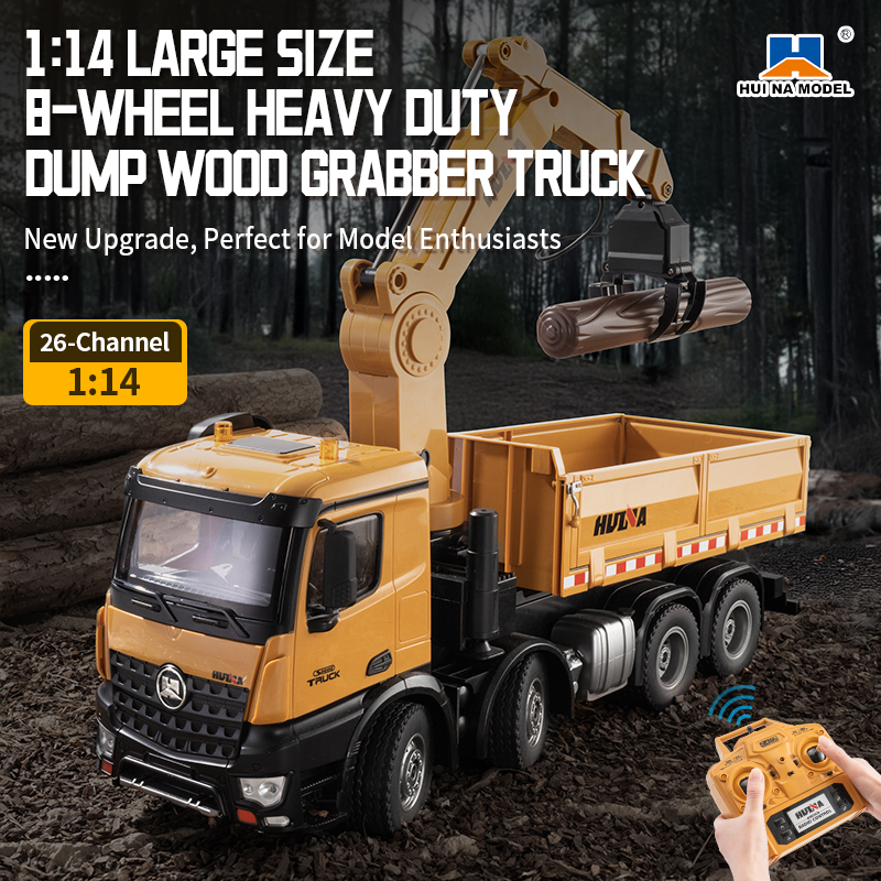 HUINA 1538 26CH RC Semi-alloy  - огляд і ціна Heavy Equipment Games