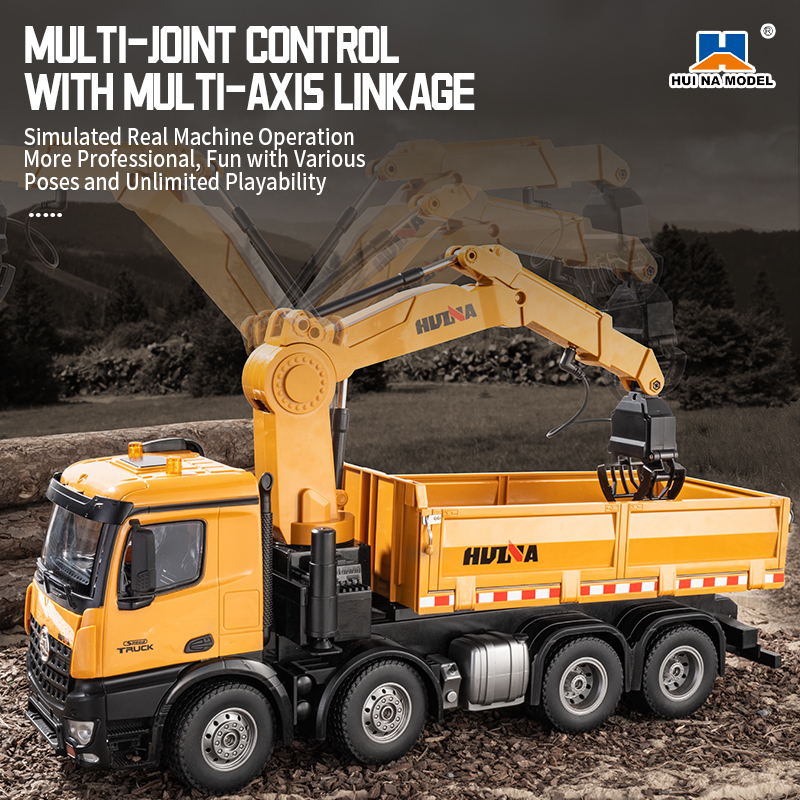 HUINA 1538 26CH RC Semi-alloy  - огляд і ціна Heavy Equipment Games